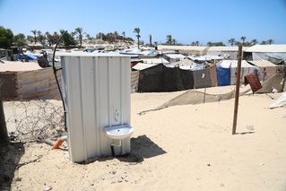 Essentiële sanitaire voorzieningen in Gaza