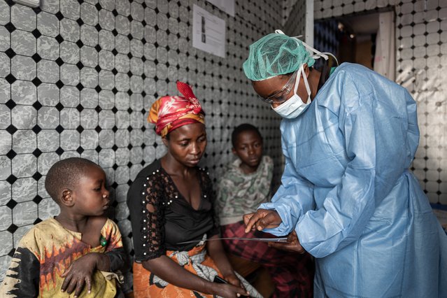 Voorlichting mpox in vluchtelingenkamp Goma DR Congo