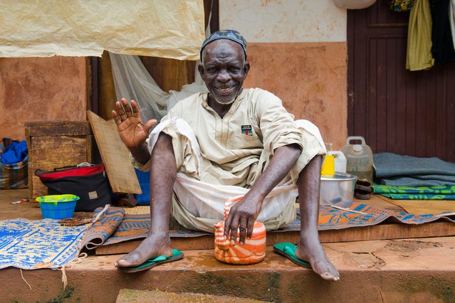 Een man in de Centraal Afrikaanse Republiek